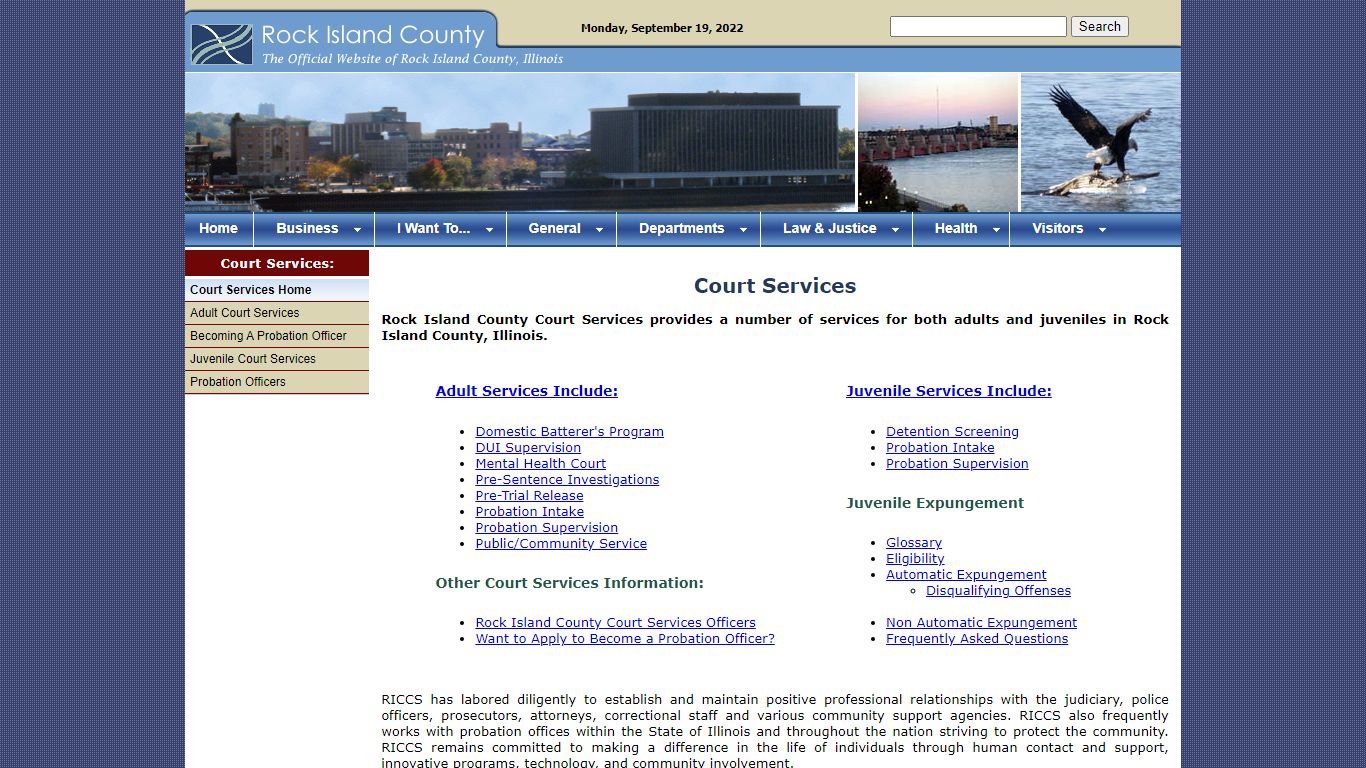 Rock Island County Court Services - Home Page